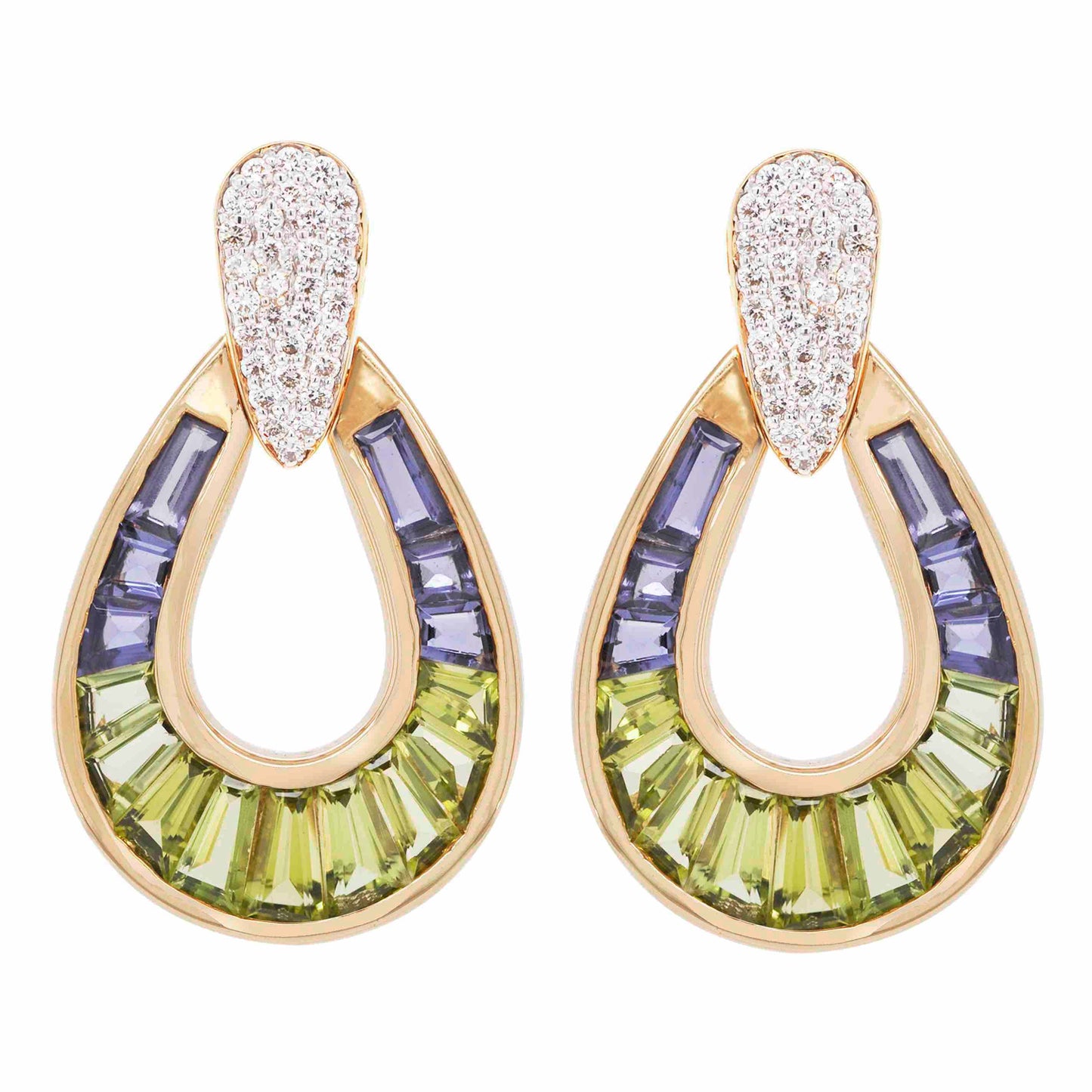 peridot earrings