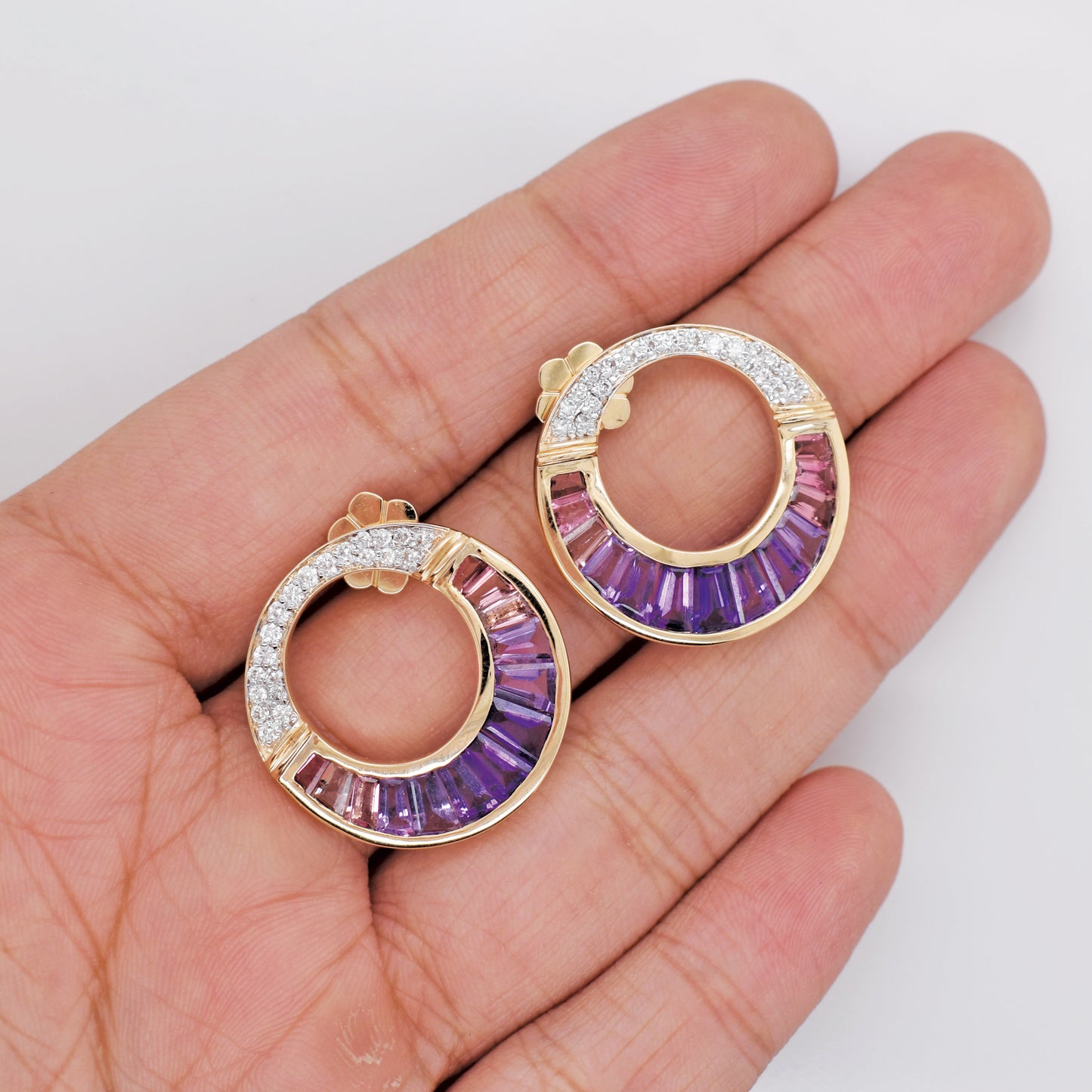 Amethyst Cleopatra Earrings
