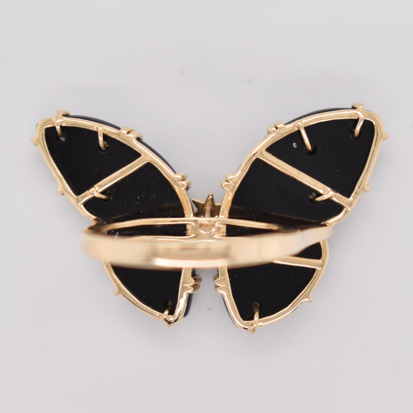 14K Gold Butterfly Cocktail Ring