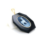 Unique Capricorn Zodiac Charm Crafted from Natural Onyx.