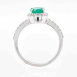 Diamond and Emerald Ring