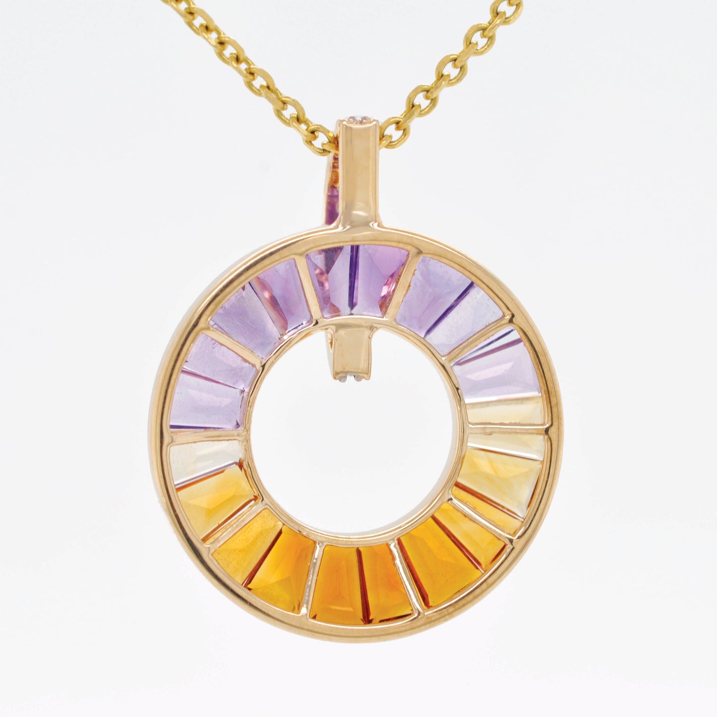 Circle Ametrine Pendant