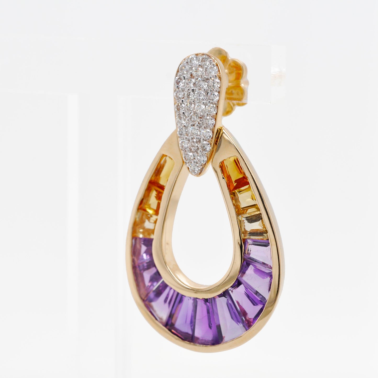 Doorknocker Ametrine Earrings