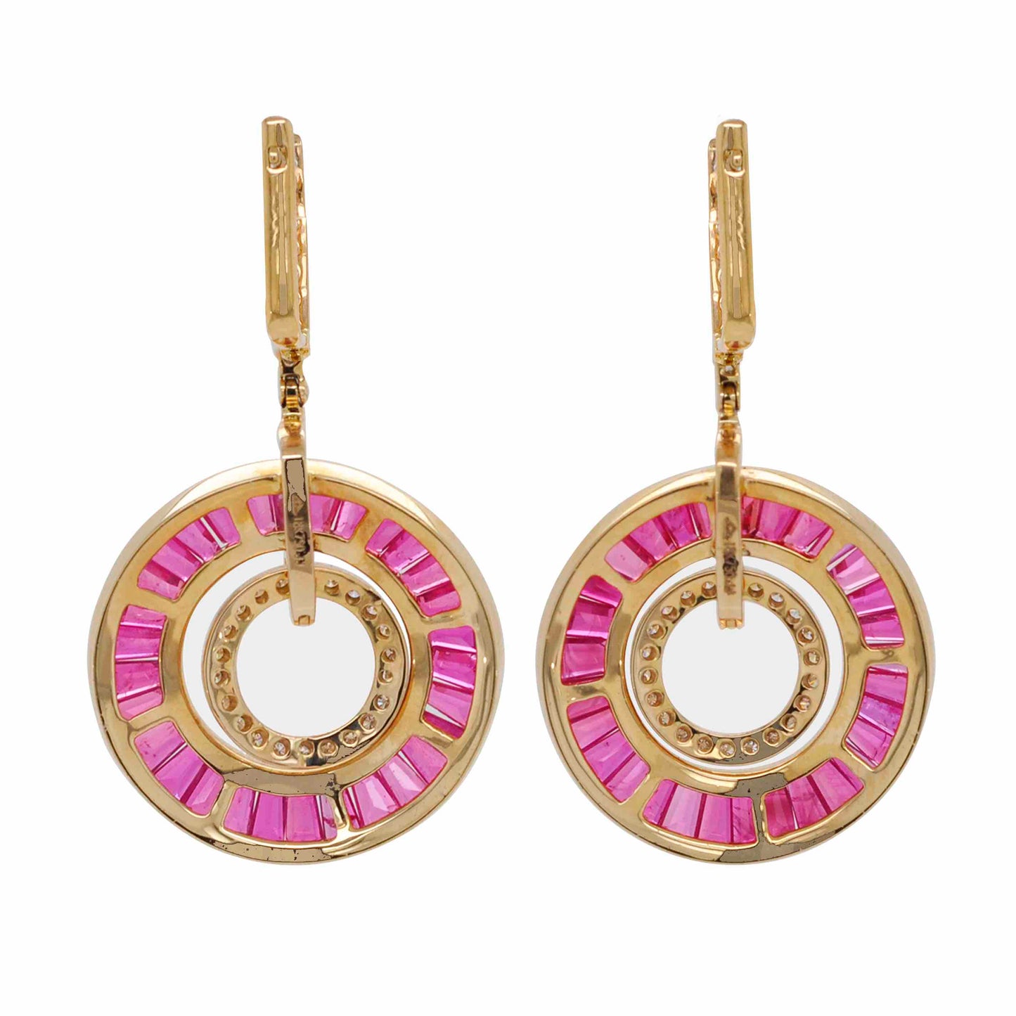 circle dangle earrings