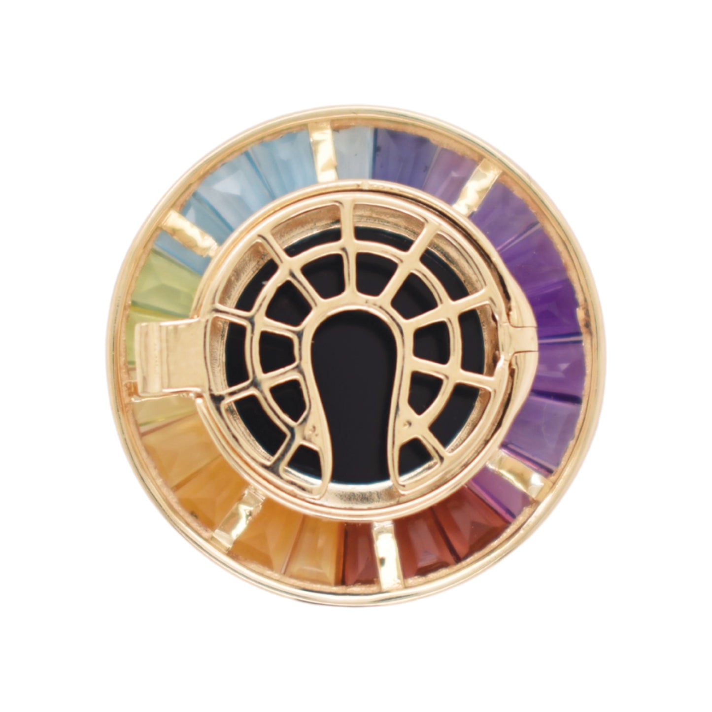 Cameo Versace Medusa Rainbow Shirt Button