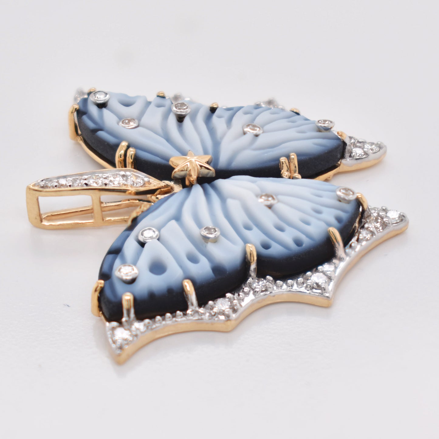 Agate Butterfly Pendant