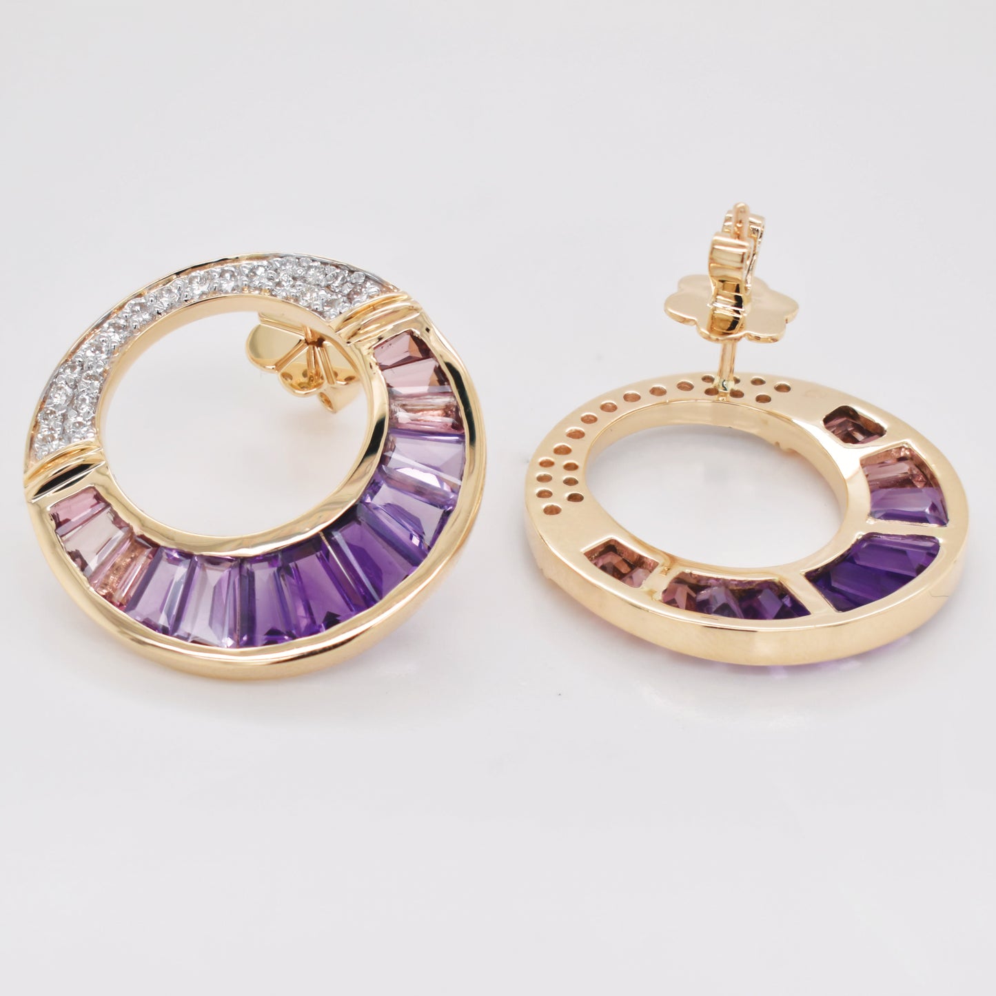 Amethyst Cleopatra Earrings