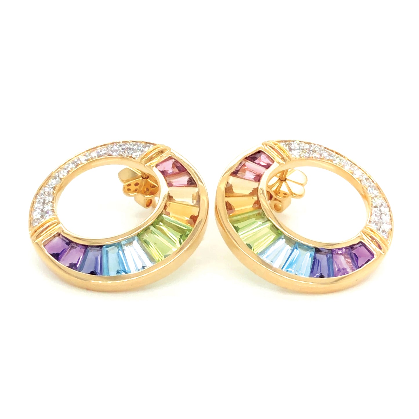 Multicolor Cleopatra Earrings