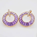 amethyst earrings