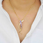 Baguette Amethyst Diamond Jewelry