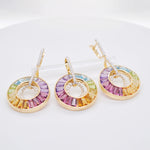 women colorful wedding set