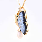 Diamond Brooch Pendant