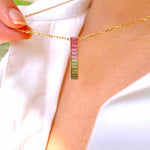 vertical bar pendant