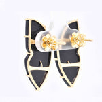 butterfly wing earrings studs