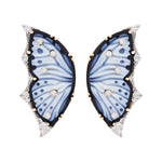 Butterfly stud earrings