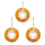 diamond citrine set