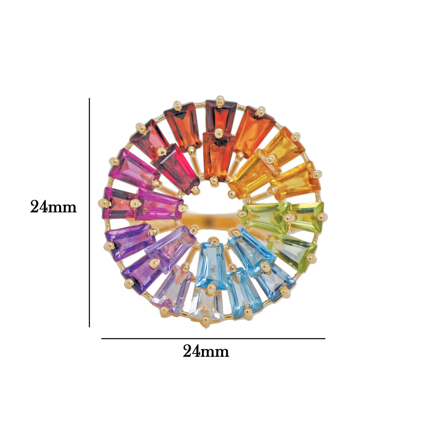 Rainbow Orbit Ring