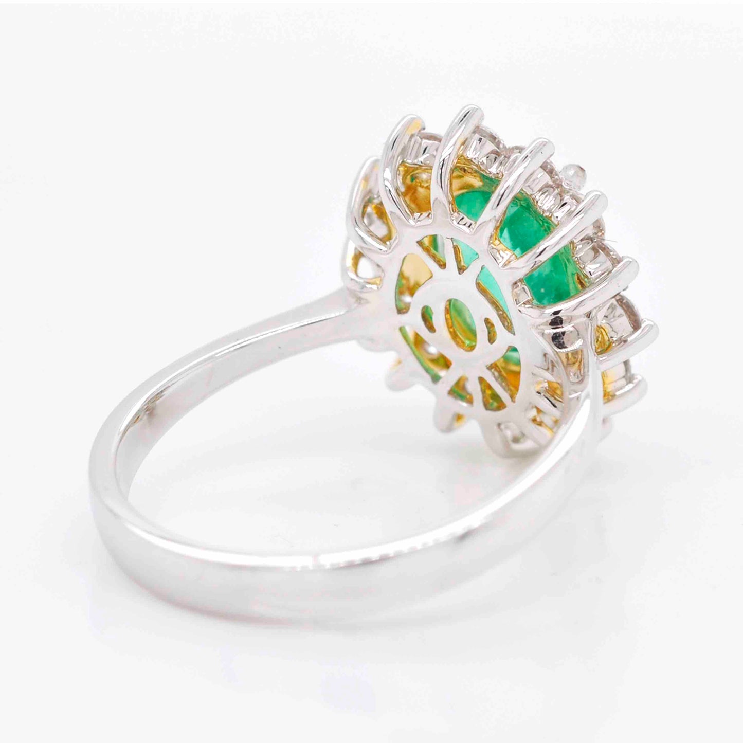 Columbian Emerald Diamond Ring