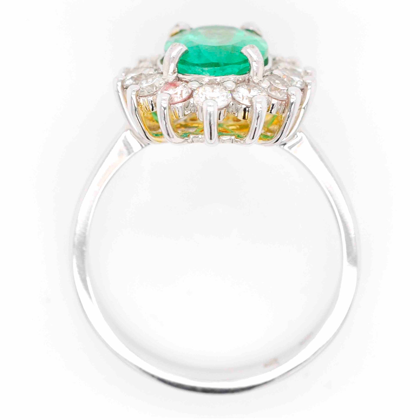Columbian Oval Emerald Ring