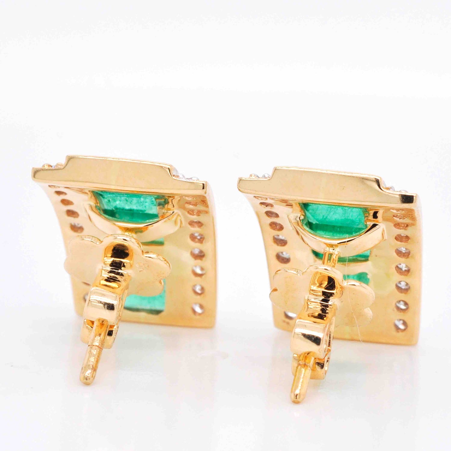 green gemstone earrings set price