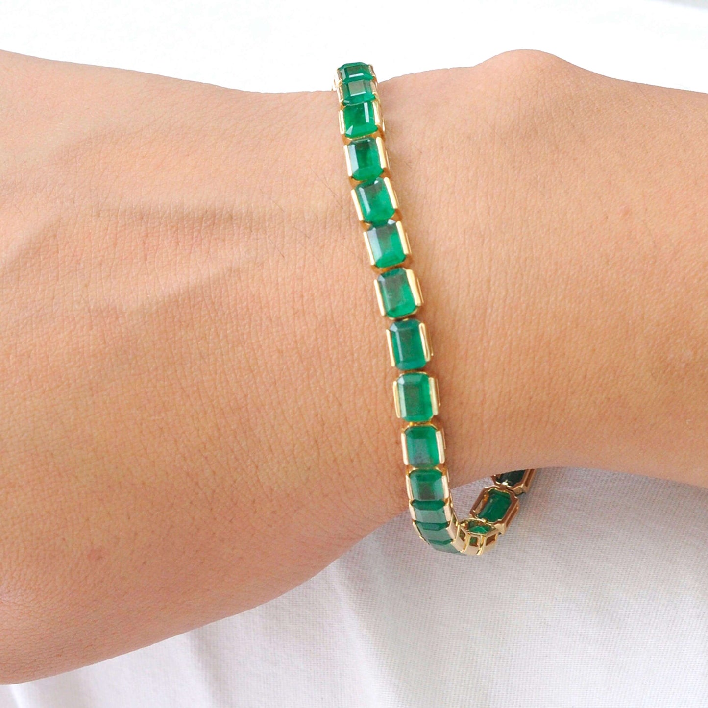 Emerald Tennis Bracelet