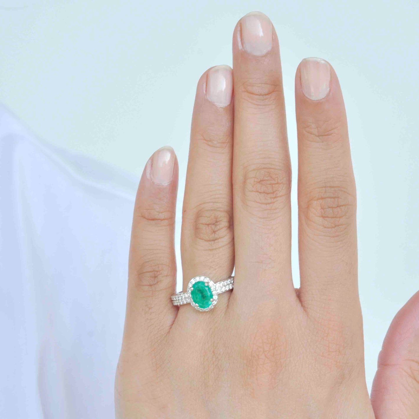 Diamond and Emerald Jewelry