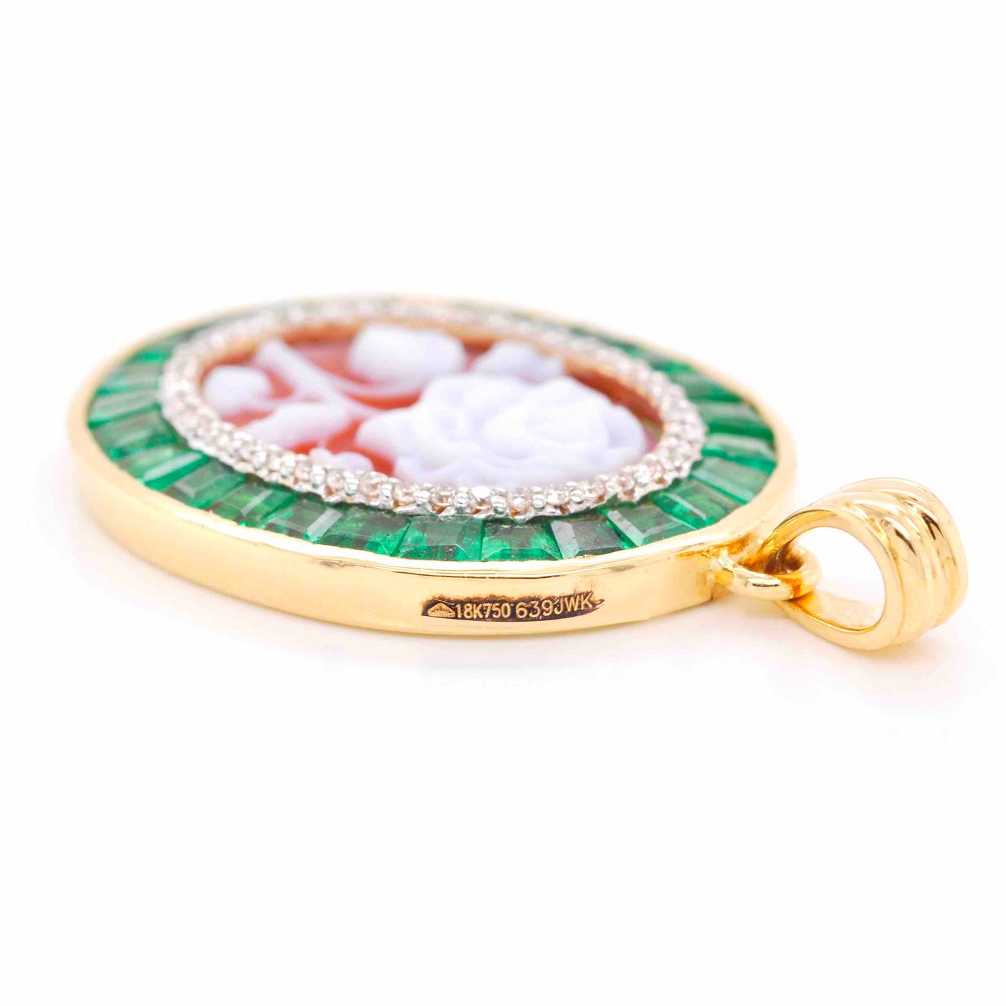 Carving Cameo Pendant