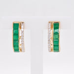emerald hoops