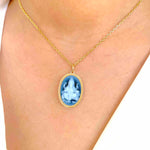 Agate OM necklace