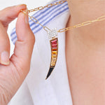 Best tapered baguette pendant