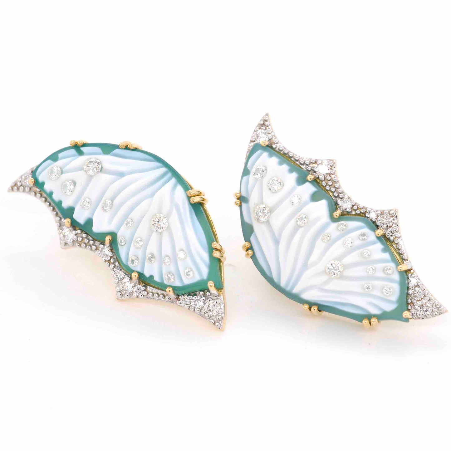 Diamond Contemporary Studs