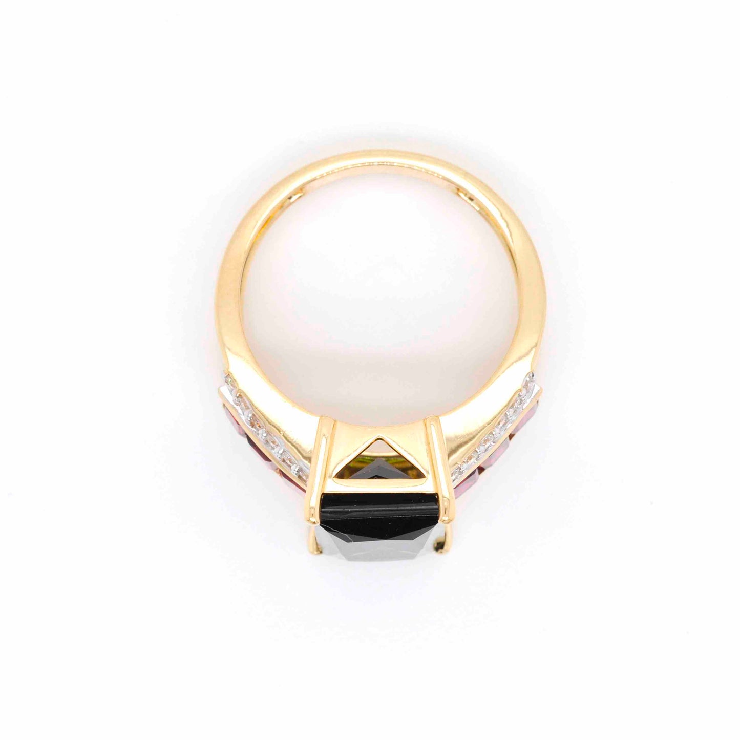 Pink Tourmaline Diamond Engagement Ring