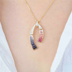 Iolite Diamond Pendant