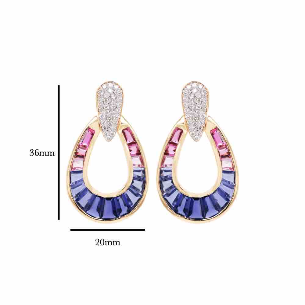 Iolite Pink Tourmaline Jewelry