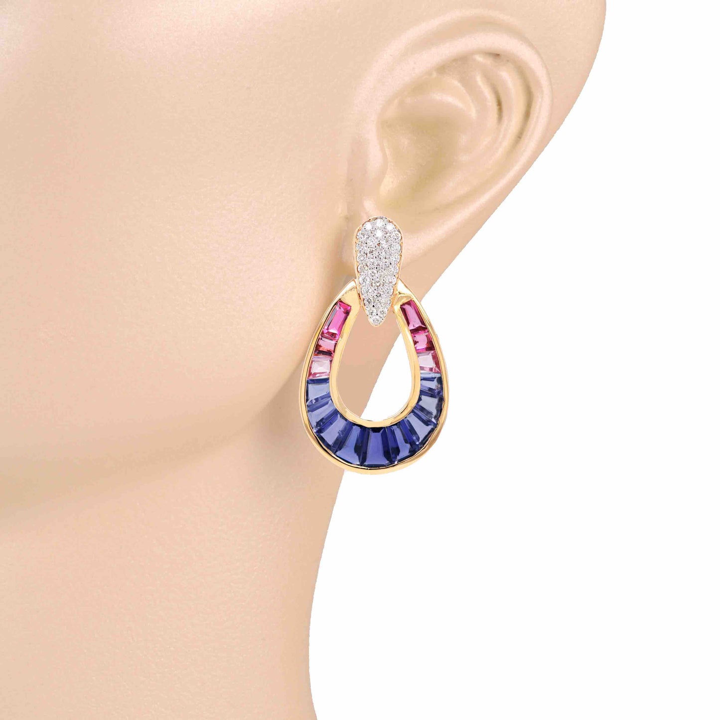 Contemporary Diamond Earrings