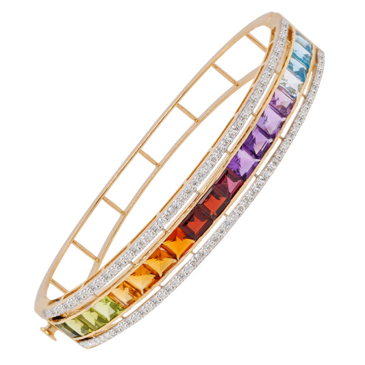 multi diamond bracelet