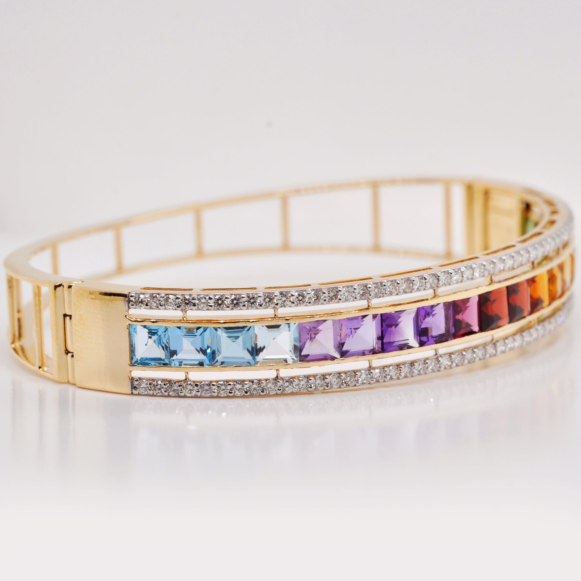 multicolor stiff bracelet