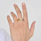 18K Gold Prong-Set Rainbow Gemstones Eternity Band Ring - Vaibhav Dhadda Jewelry