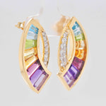 Handcrafted gemstone earrings