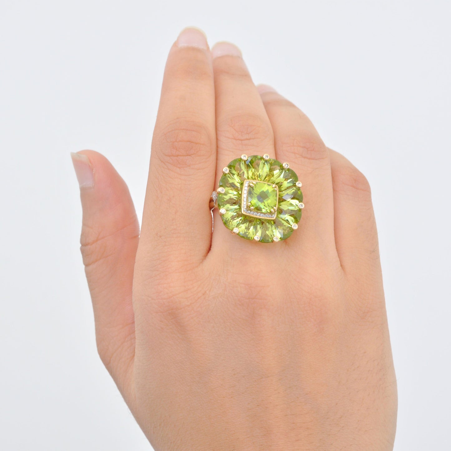 Peridot Cocktail Ring