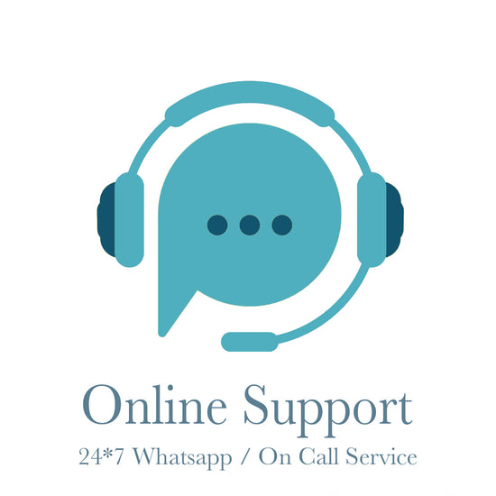 online support 24/7 logo bu Vaibhav dhadda