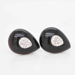 onyx diamond earrings