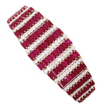 18K Rose Gold Ruby Red Carpet Bracelet