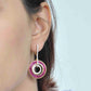circle dangle earrings