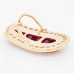 ruby gemstone pendant