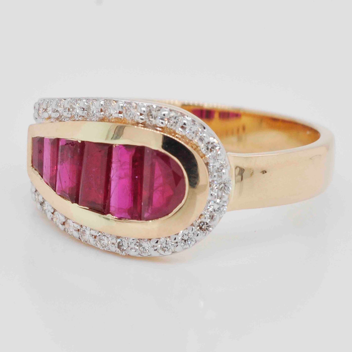 gold art deco ring