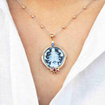 Diamond Christmas tree pendant