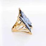 antique butterfly ring