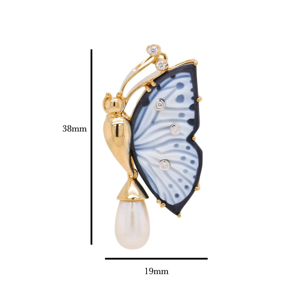 Butterfly Dimaond Pendant