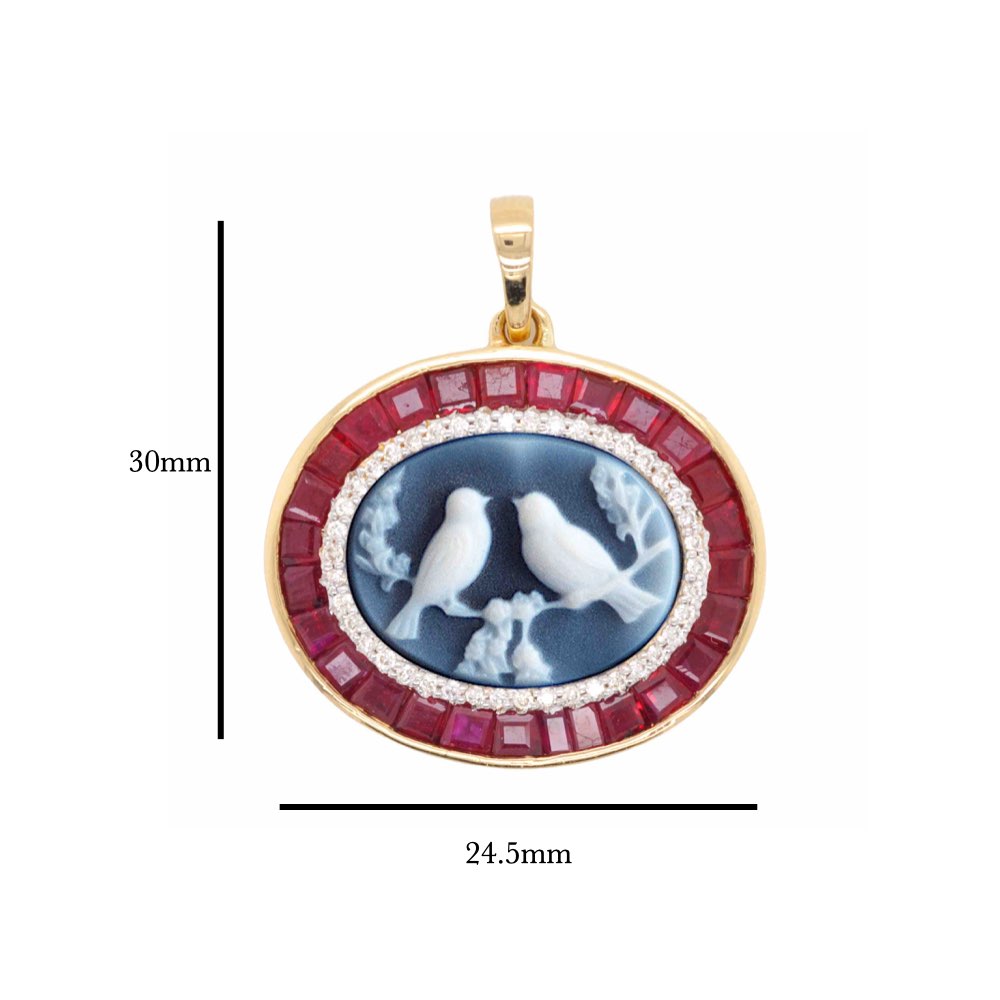 Natural Ruby Pendant